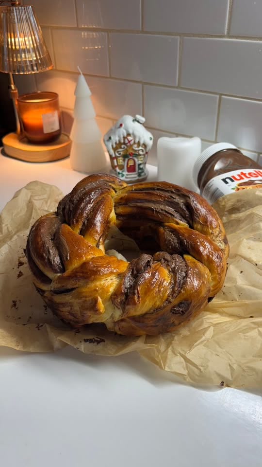 Nutella-Babka-Kranz