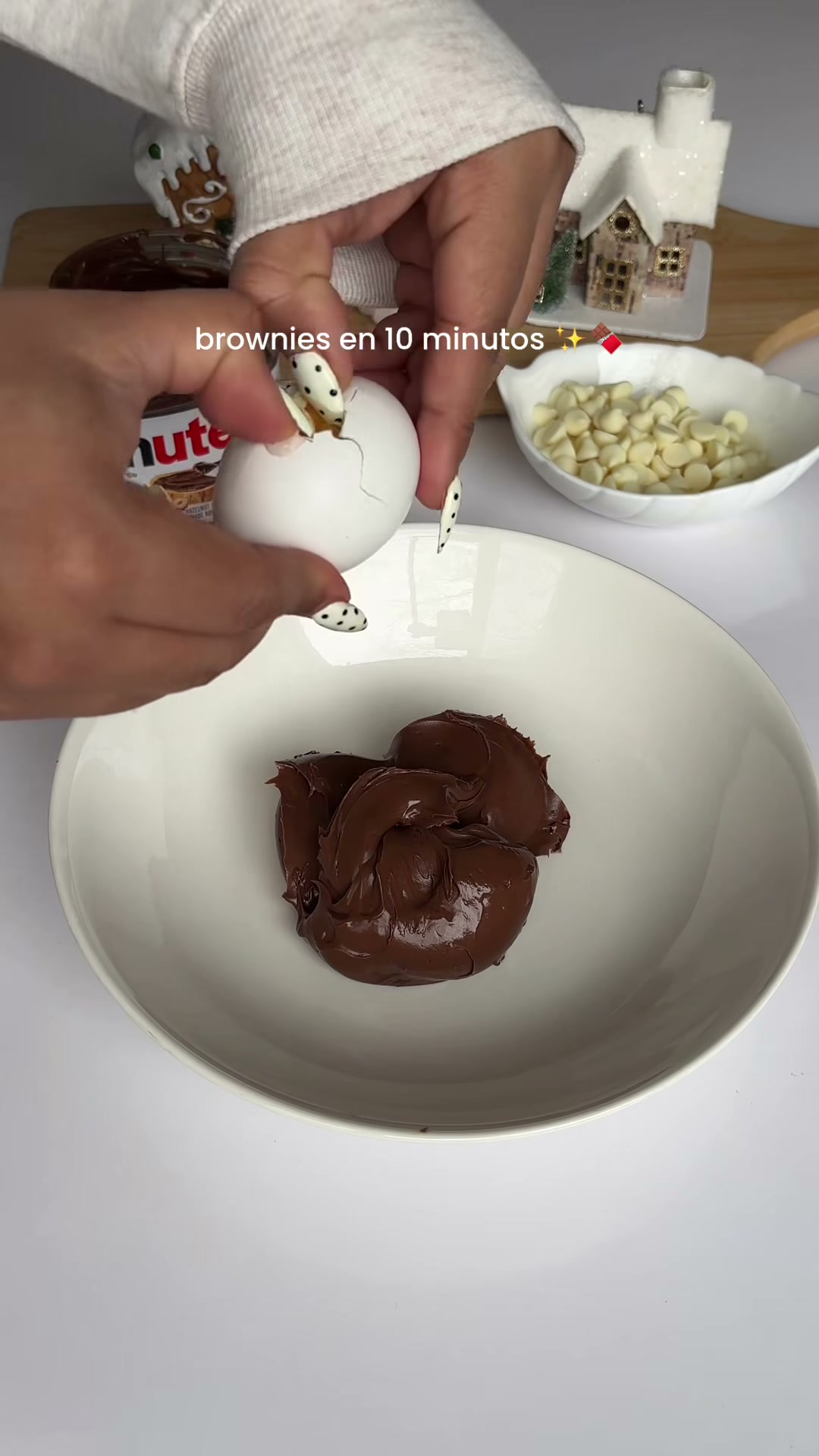 3-Zutaten-Nutella-Mini-Brownies