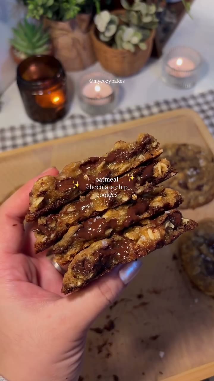 Haferflocken-Cookies mit Schokostückchen