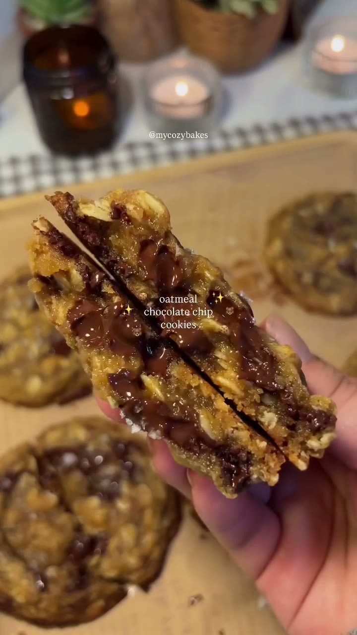 Haferflocken-Kekse mit Schokostückchen