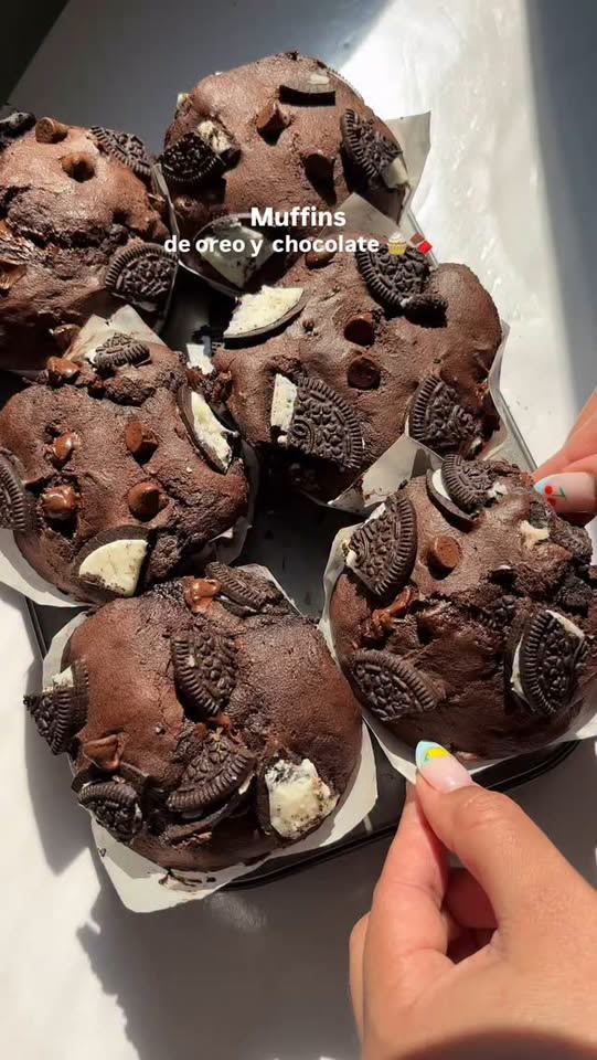 Oreo-Schokoladen-Muffins