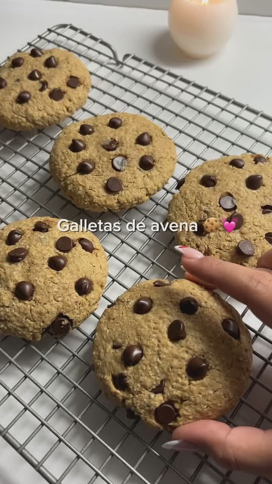 Peanut butter oatmeal chocolate chip cookies