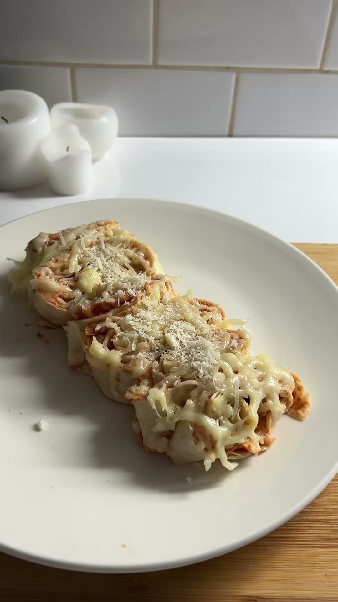 5-Minuten-Tortilla-Pizzarollen