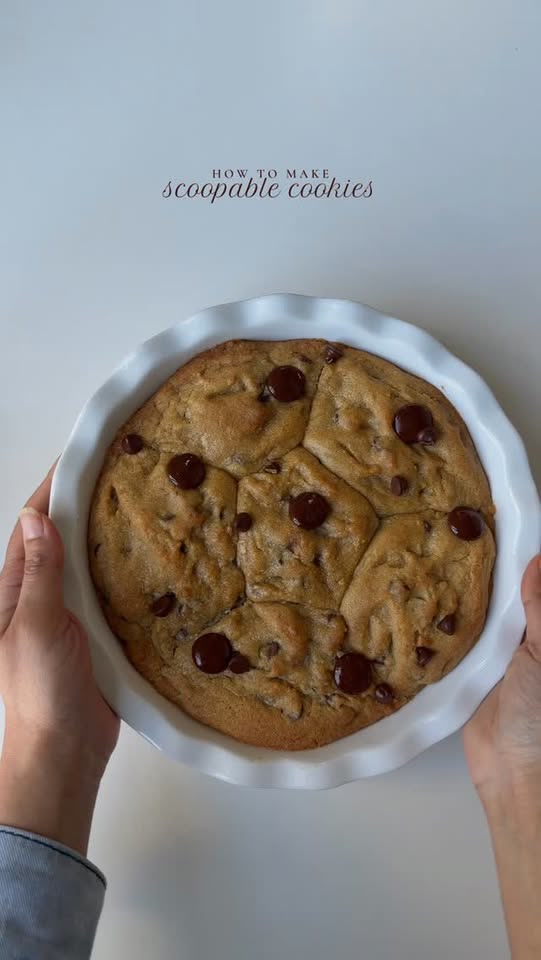 Scoopable cookies