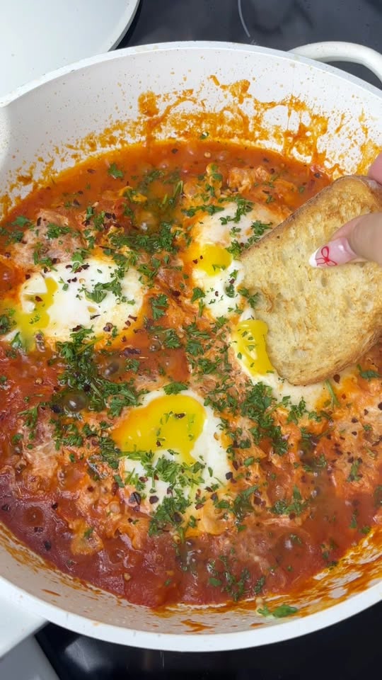Homemade shakshuka