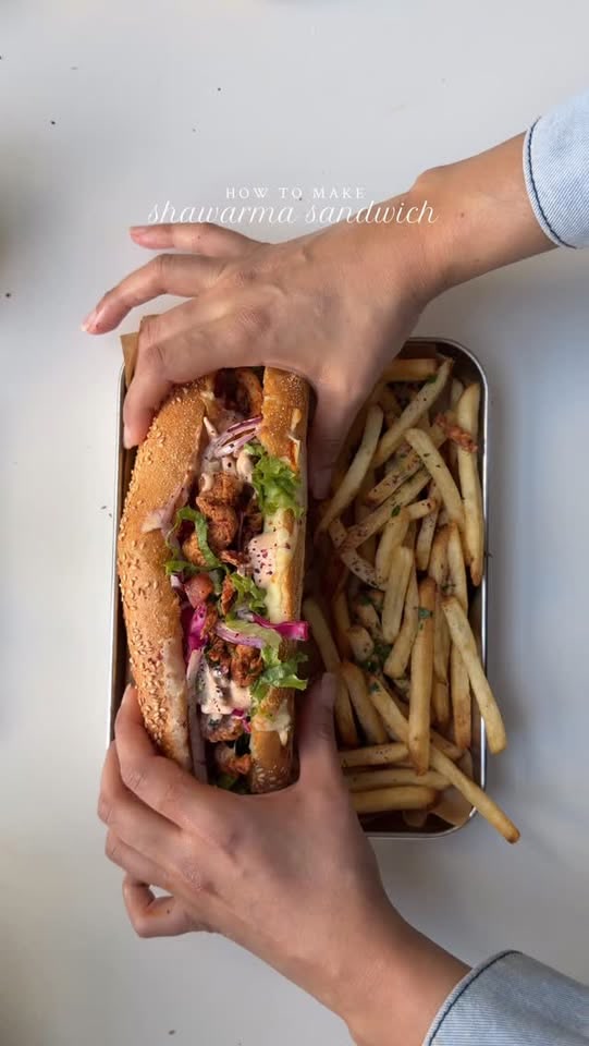 Shawarma sandwich