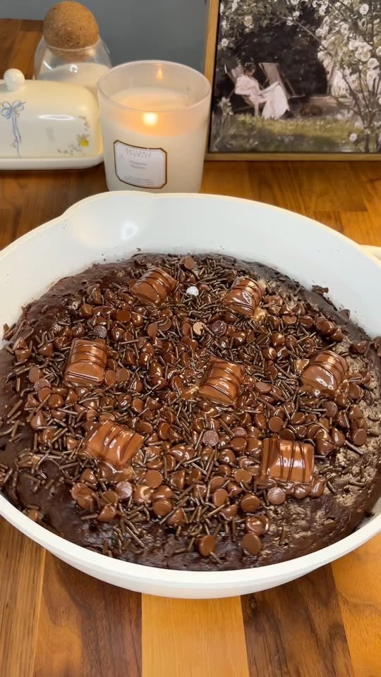 Schoko-Bananen-Kuchen aus der Pfanne (ohne Backofen)