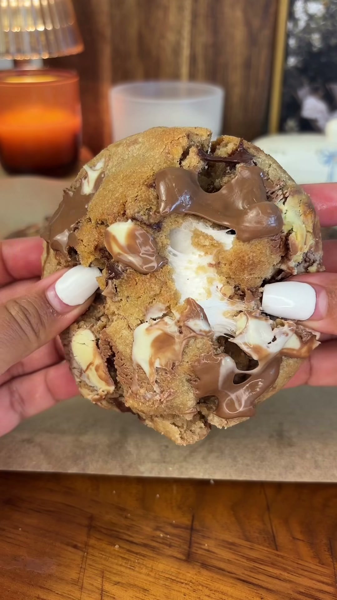 New York s'mores Kinder cookies