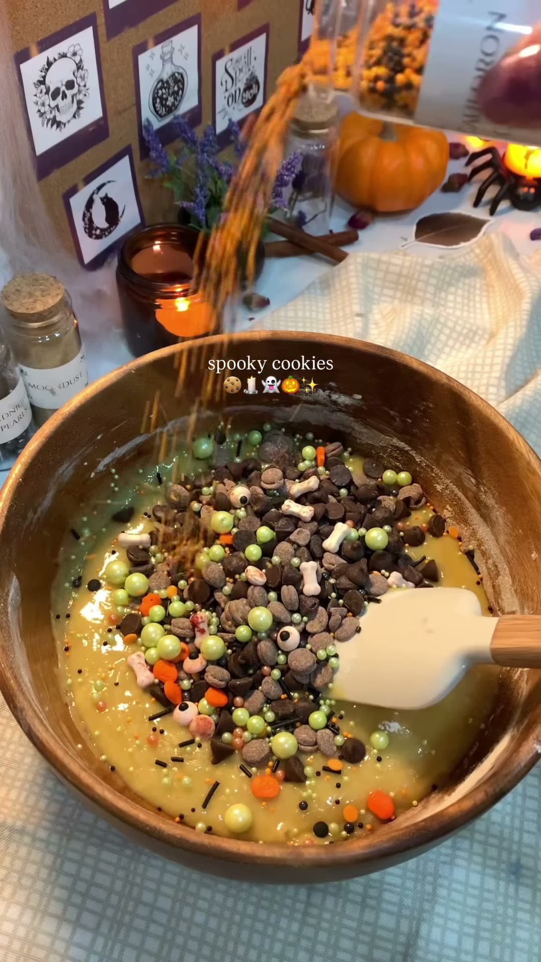 Gruselige Schoko-Chip-Cookies